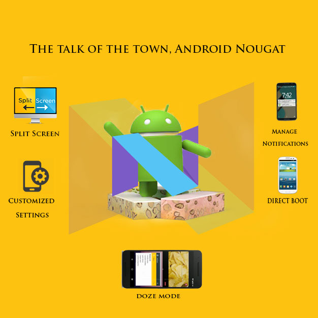 The talk of the town, Android Nougat