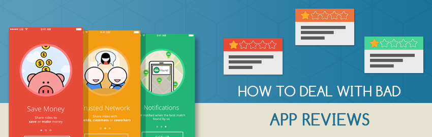 How to deal with bad app reviews