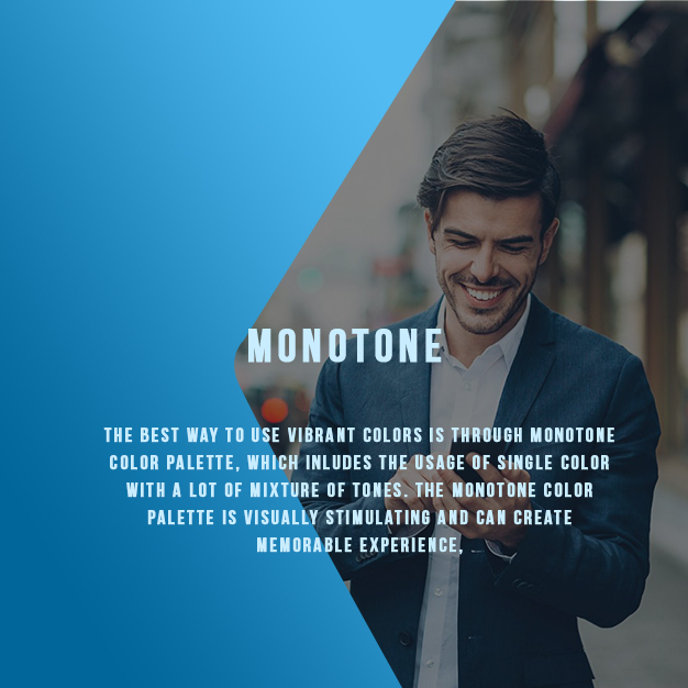 How to use vibrant colors to enhance the appeal of your app - Monotone