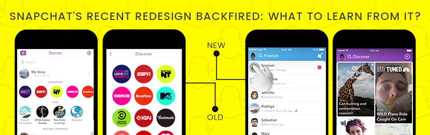 Snapchat&#8217;s recent redesign backfired: What to learn from it?