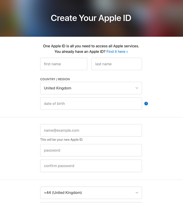 Creating the Apple App Developer Account